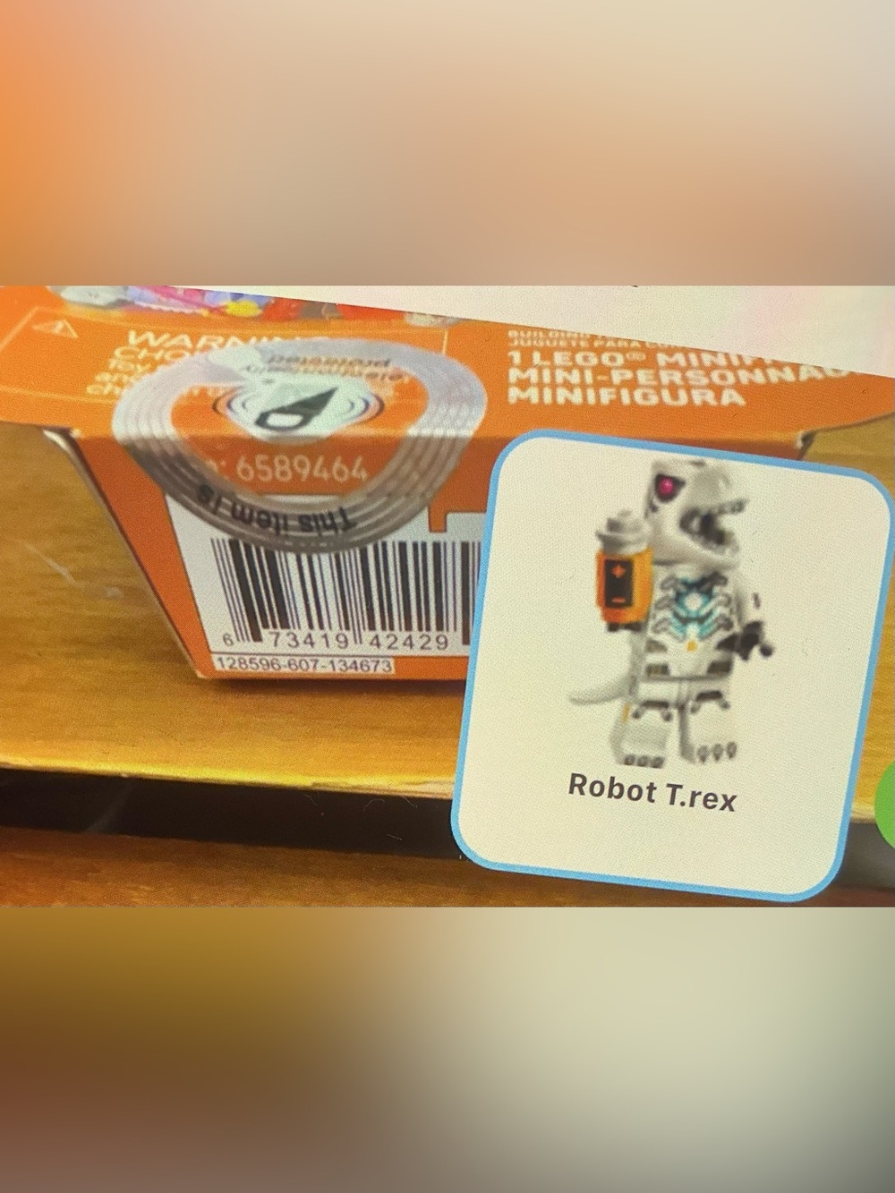 Lego Robot T. Rex Minifigure from Series 29